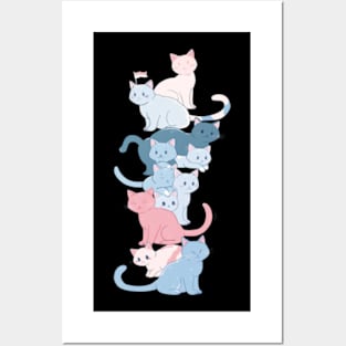 Diversity in Cat LGBT Posters and Art